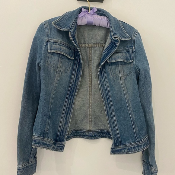 Classic Denim Jacket Moda International Victoria’s Secret - Picture 1 of 9